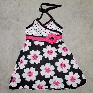 🛒 3/$20 Kids Rare Editions Floral halter dress size 3T